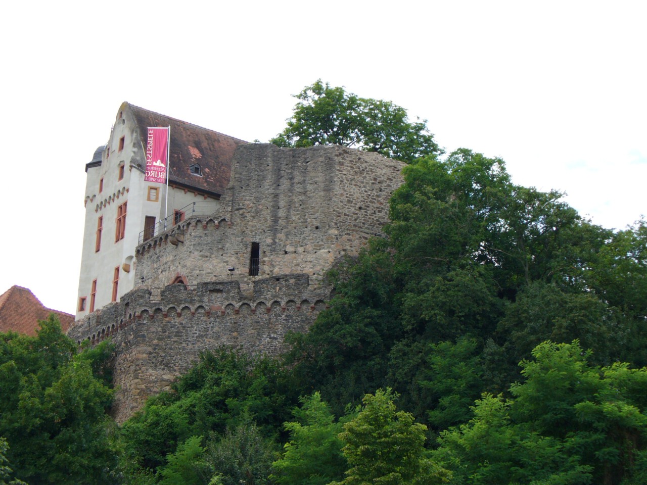 Burg Alzenau - Ziel der Tour "Der richtige Weg"