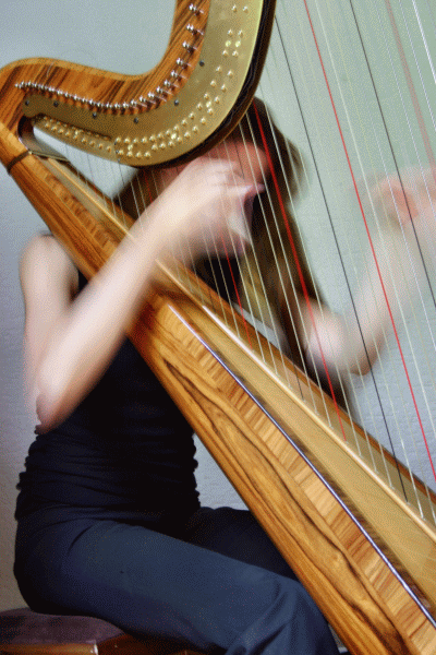 Bettina Linck spielt: Freier Seelenklang. Foto von Gabriele Lermann