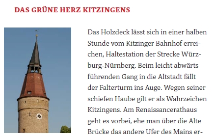 Der schiefe Turm von Unterfranken ist der Falterturm