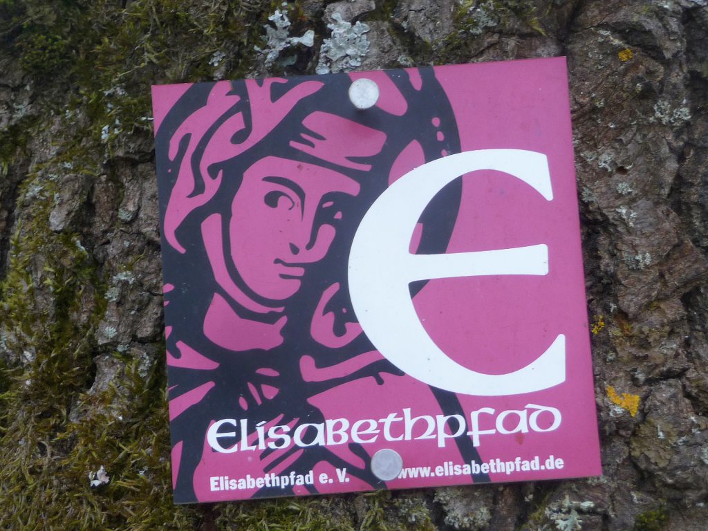 Wein genießen ohne Onlinecoach - Der Elisabethpfad - Markierung