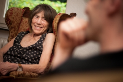 Zu Besuch bei einer Königin: Gabriele Wohmann, Foto: Jule Kühn - Rechte: Heilspraxis