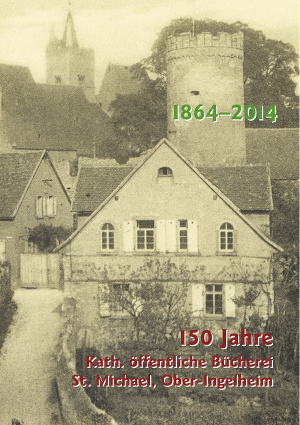 Cover der Festschrift 150 Jahre Katholische Bücherei Ober-Ingelheim - das Festprogramm ermöglicht es ein Schaf fürs Leben zu finden