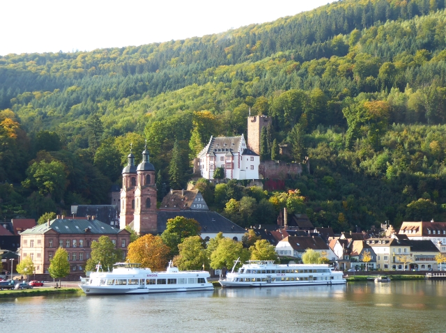 Miltenberg am Main mit Jakobuskirche - Station der Tour "Hund von Pilgern entführt"