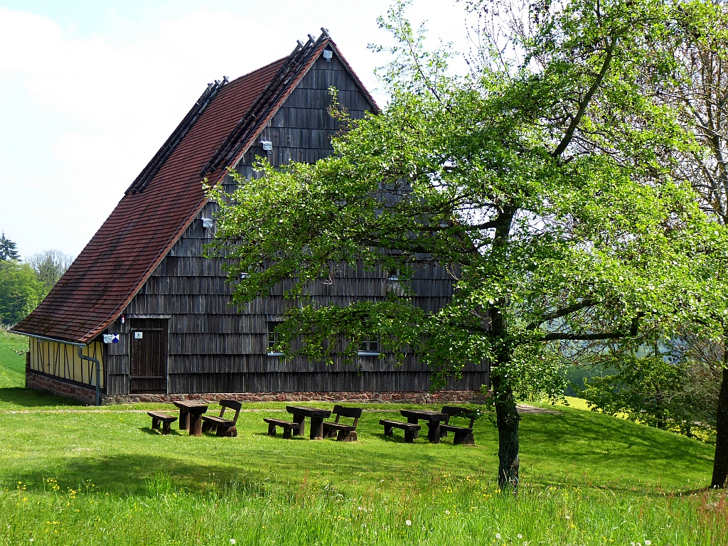 Watterbacher Haus im Odenwald - Foto aus Georg Magirius' Buch "Frankenliebe. 33 Orte zum Staunen und Verweilen"