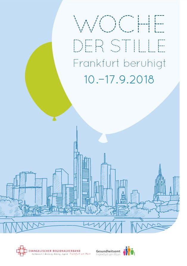 Woche der Stille Frankfurt 2018 Deckblatt Programmheft