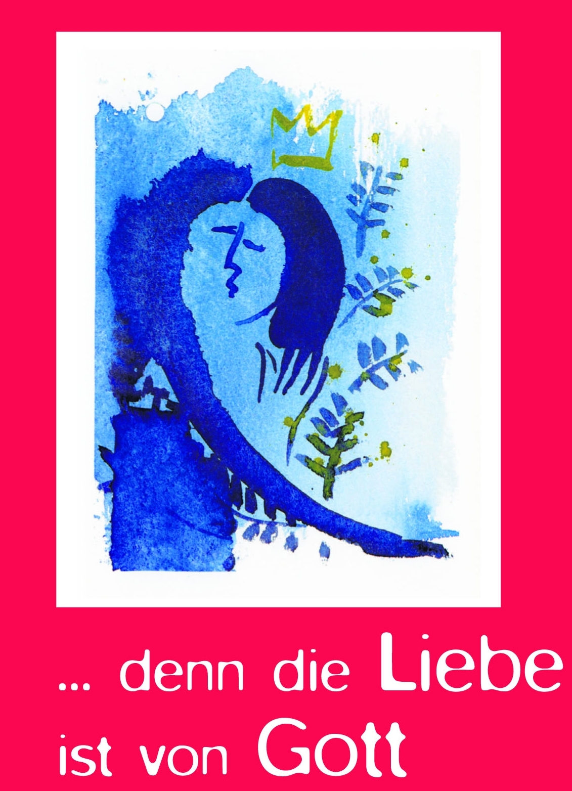 Cover des Buches "... denn die Liebe ist von Gott". Grundlage für die Liebesgeschichten mit Musik. Die  Sendung macht deutlich, wozu Musik imstande ist. 