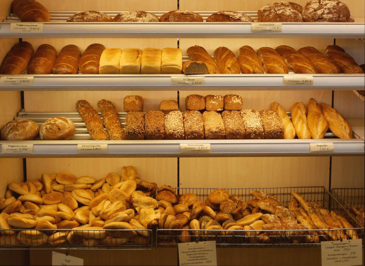Brote und Brötchen der Bäckerei Schraut in Stetten - Station der Spirituellen Wanderung "Den Ursprung schmecken"