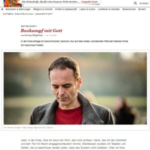 Georg Magirius erlebt dank der Psalmen eine fantastisch Erleichterung, schreibt er in Publik-Forum.