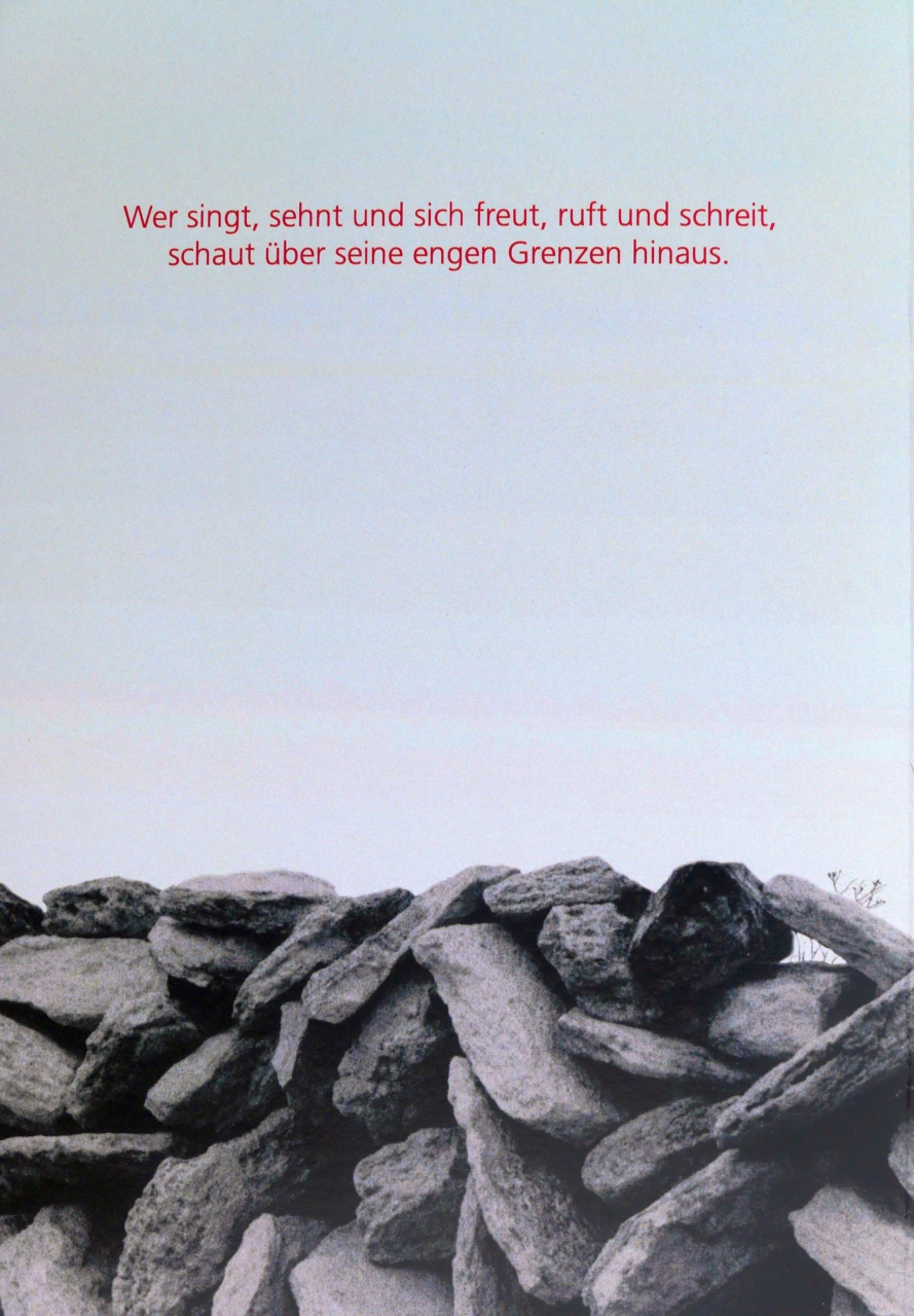 Rückseite des Liederheftes "Brasilianische Lieder" von Dorival Ristoff