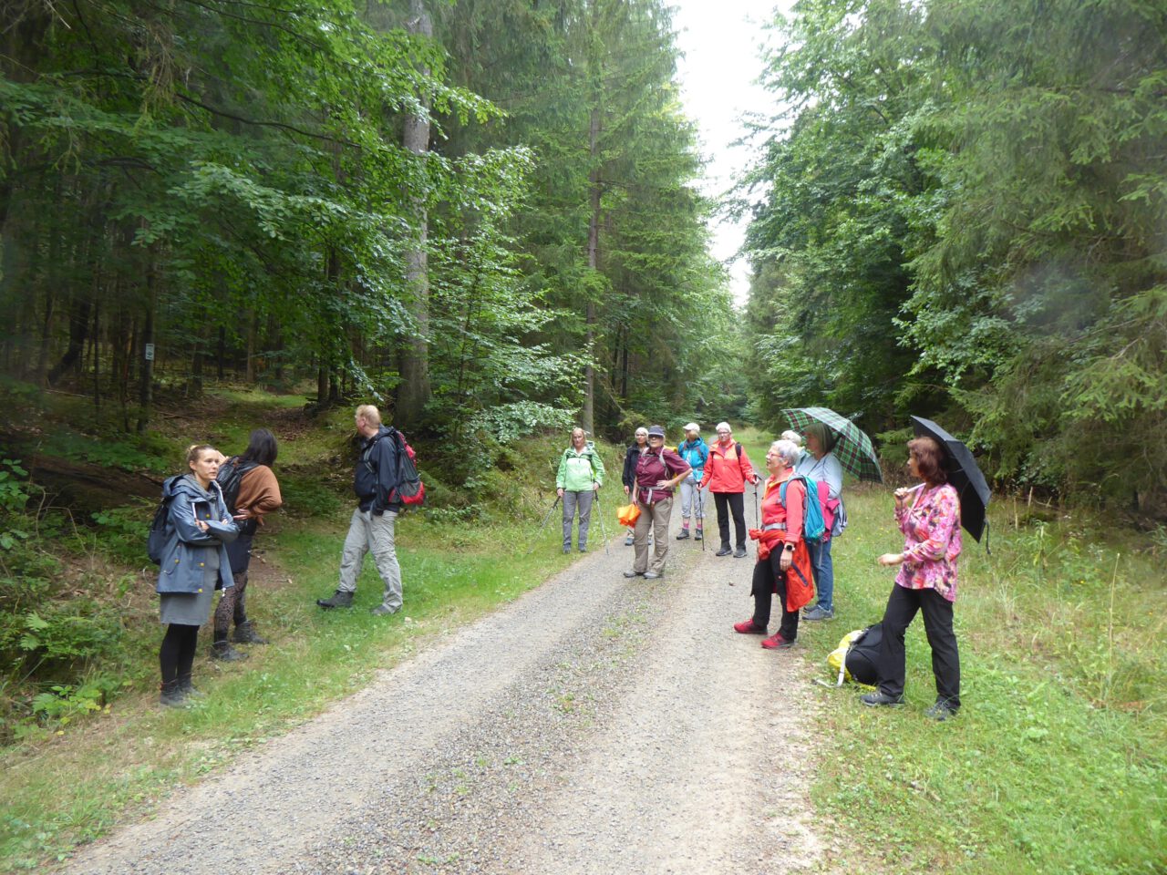 Die Erfüllung ist das Beste - Tour der Reihe GangART, kurz vor dem Einstieg in den Sieben-Grotten-Weg, Foto: Georg Magirius