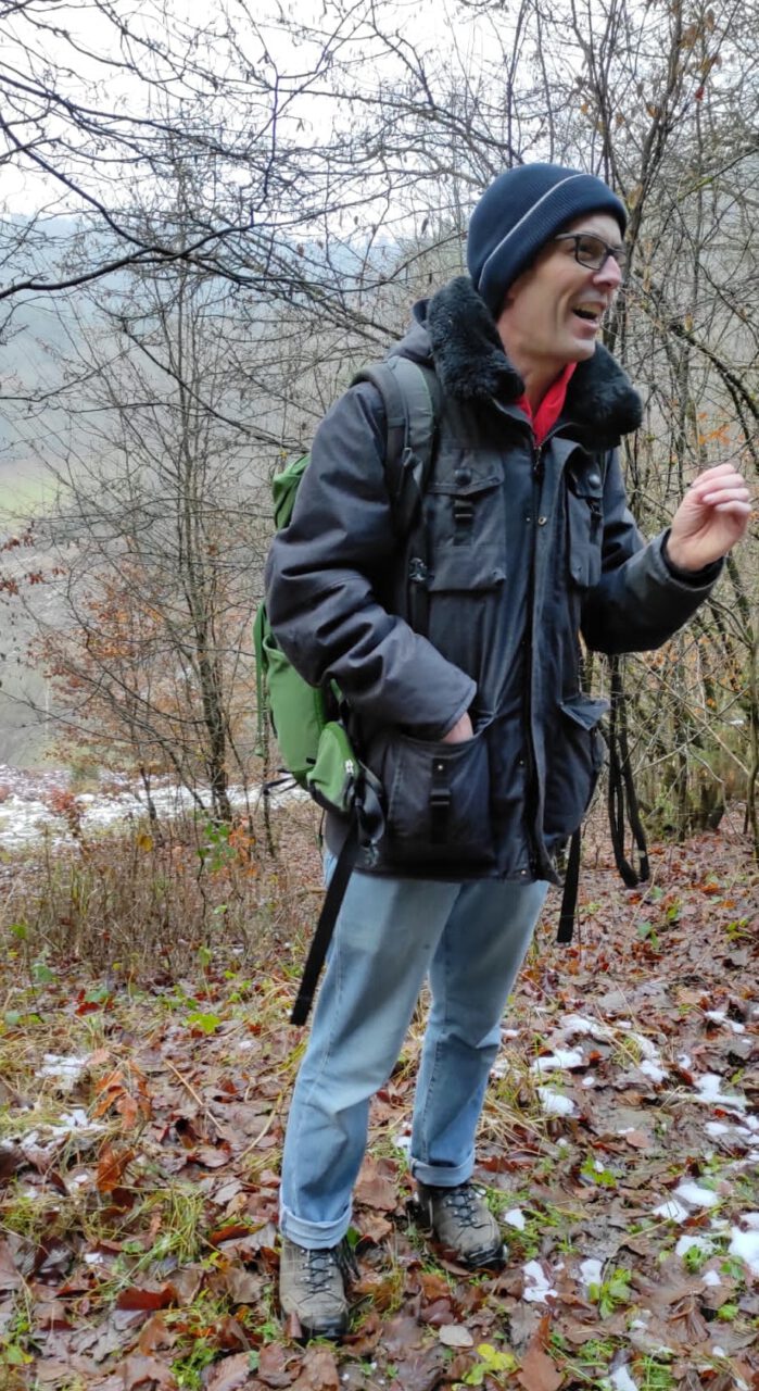 Georg Magirius, Leiter der Tour "Pilger springen von der Spessartschanze"