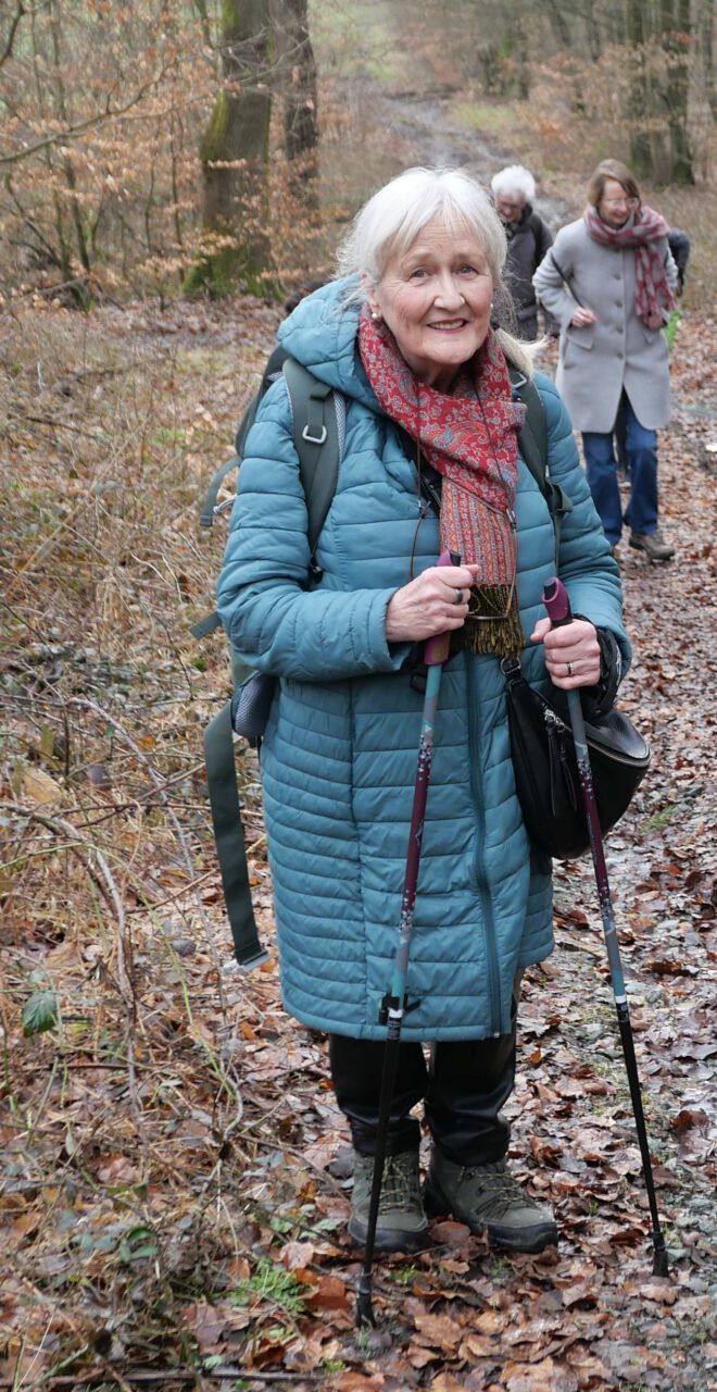 Irmhild Specka aus Sachsenhausen: "Ich treffe gerne neue Leute. Alle sind sehr offen." 