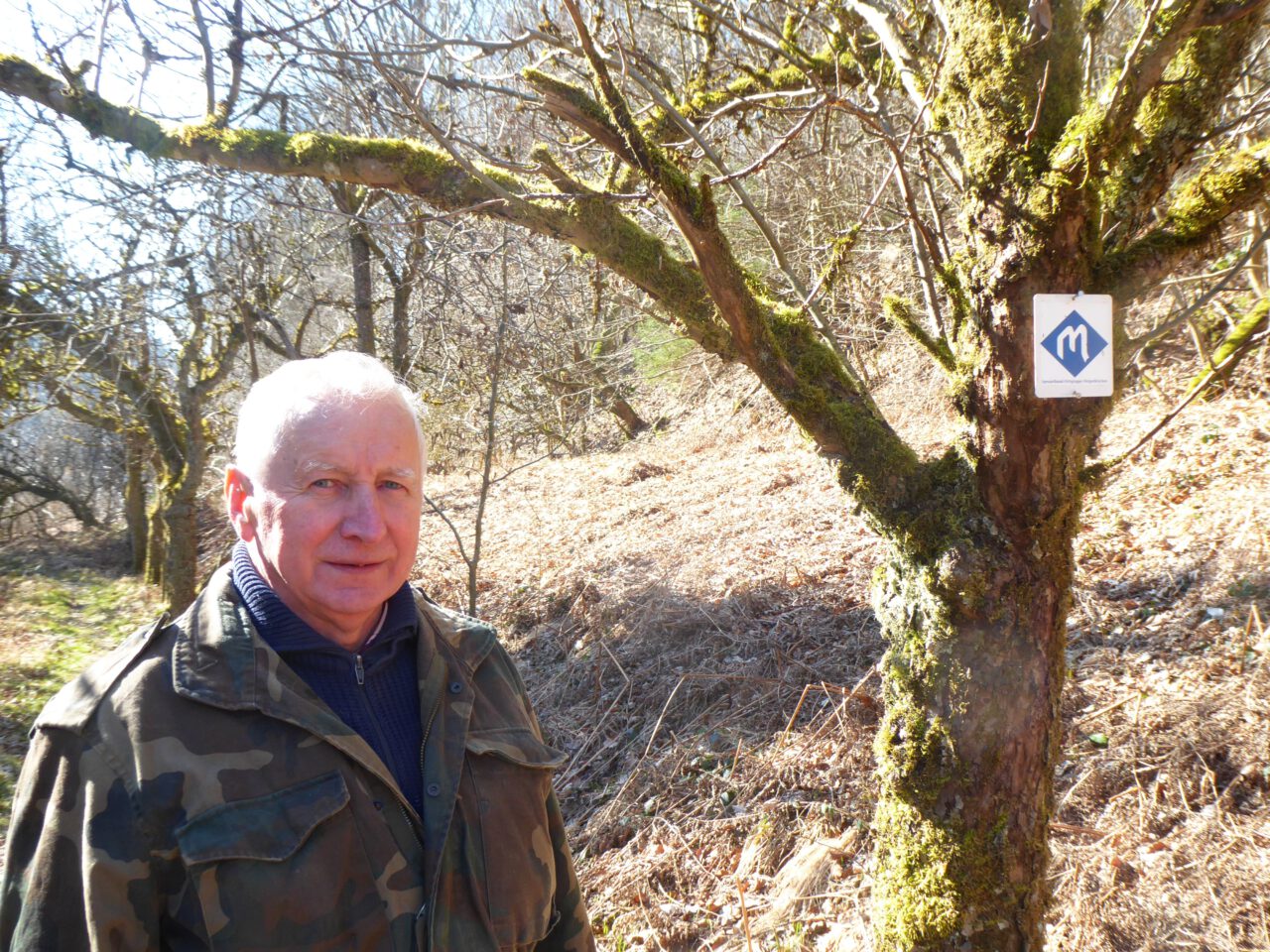 Johann Bialdyga: Der Wanderwegerfinder aus Heigenbrücken - Foto: Georg Magirius