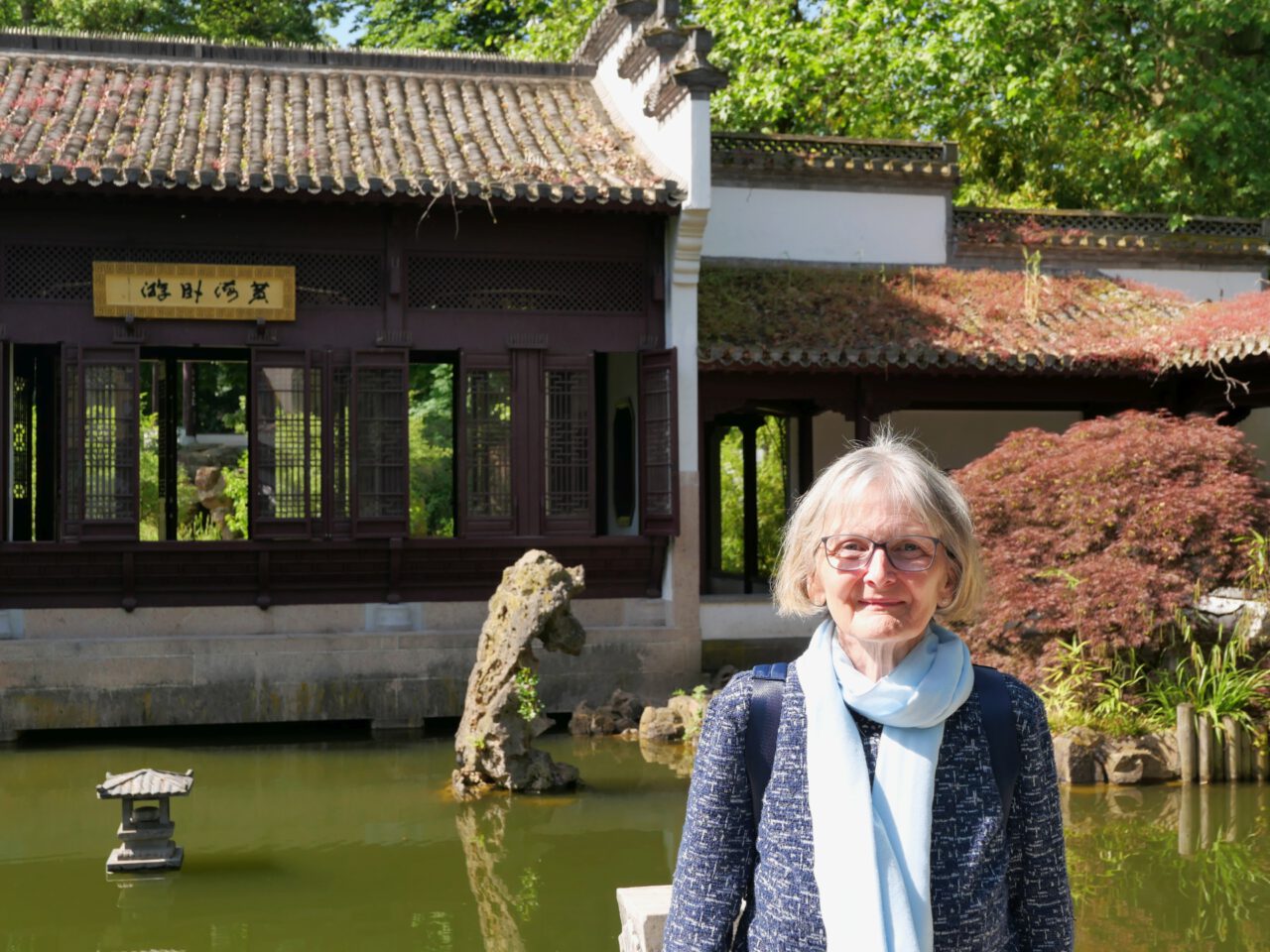 Der Bethmannpark verfügt über die stille Attraktivätit des Unvermuteten, sagt Lydia Meinhardt - Foto (c) Georg Magirius