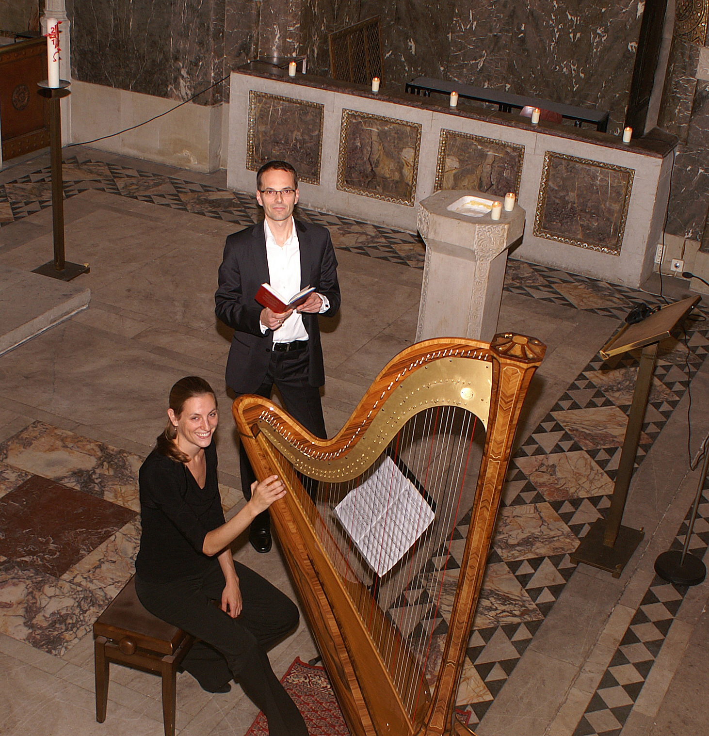 Musik und Wort in Perfektion - Georg Magirius und Bettina Linck in Bad Homburg Foto von Uwe Lange