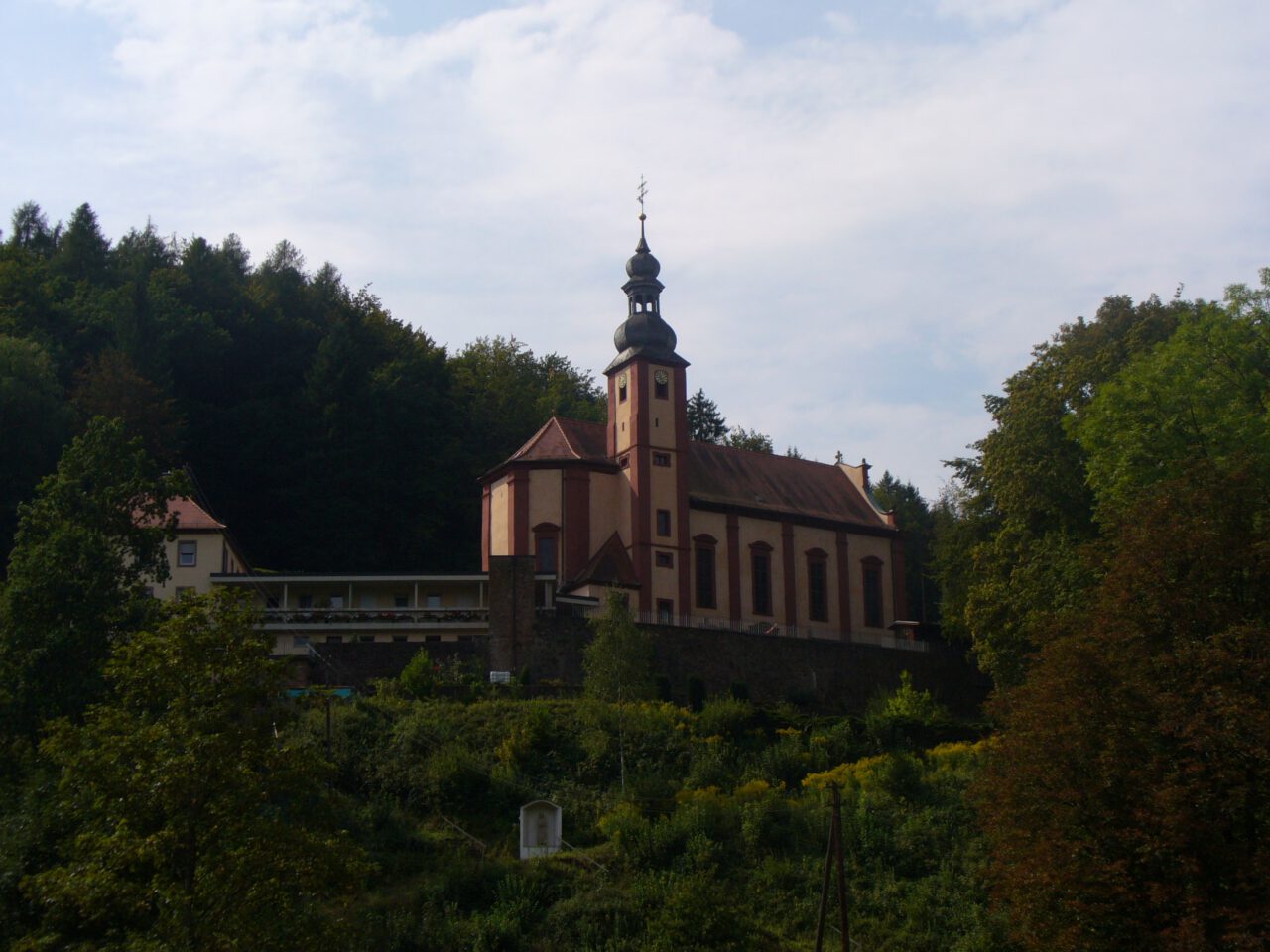 Wallfahrtskirche - Ziel der Tour "Ohne Schuhe nach Mariabuchen"