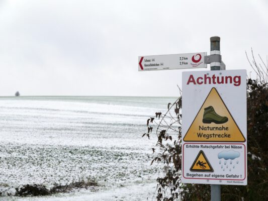 Winterwanderungen durch Franken