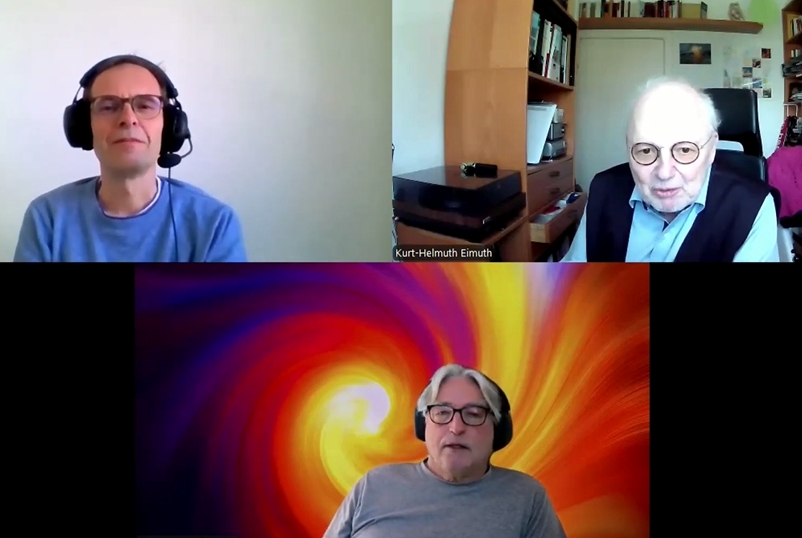 Wahre Resilienz erlaubt das Scheitern: Conny von Schumann und Kurth-Helmuth Eimuth mit Gesprächsgast Georg Magirius