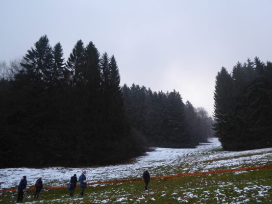 Springen von der Spessartschanze